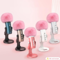 Mic Foam Cover for Blue Microphone for Sound K66 Pink.