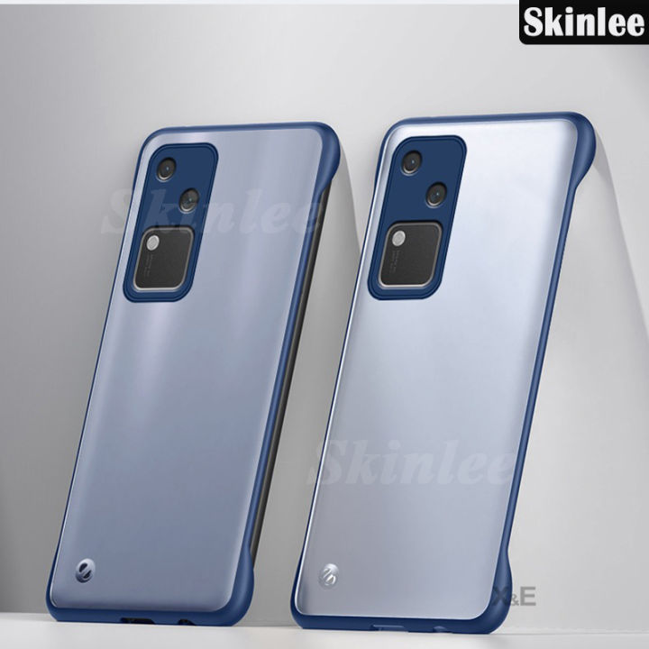 Phone Case For vivo V30 Pro Flip Back Cover Thin Frameless Case Clear Matte Rimless Radiating For vivo V30 Cover Cases