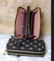 Wallet for girls long style  new wallet multiple card slots small coin purse double zipper ladies wallet. 