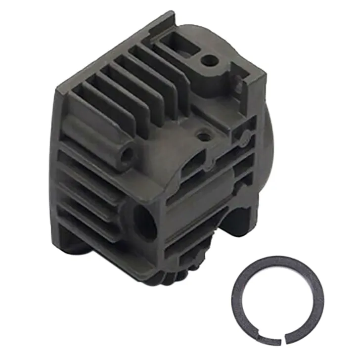Air Suspension Compressor Cylinder Black Metal Accessories with Piston Ring for 4L0698007 7L0698007