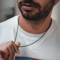 Round Rofe Link Stainless Steel Chain for Men.