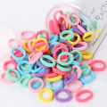 Hair Bands for Kids Girl's Mini Elastic Soft Rubber Hair Bands-100 Piece. 