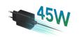 Samsung 45W PD Super Fast Charger 2.0 with Type C to Type C data cable. 45 watt fast charger samsung.