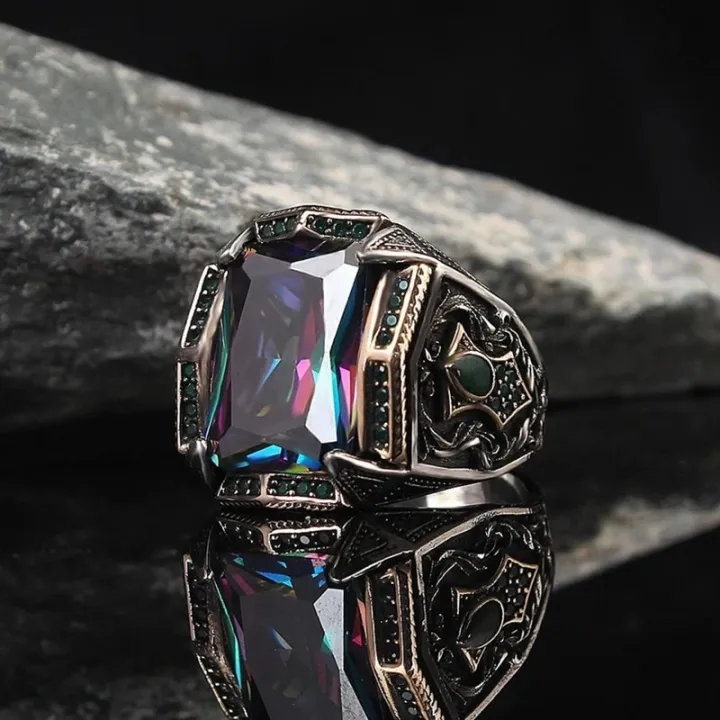 Retro%20Handmade%20Islamic%20Men%20Ring%20Vintage%20Turkish%20Double%20Swords%20Yellow%20Red%20CZ%20Stone%20Ring%20Punk%202022%20Trendy%20Religious%20Muslim%20Jewelry%20-%20Image%204