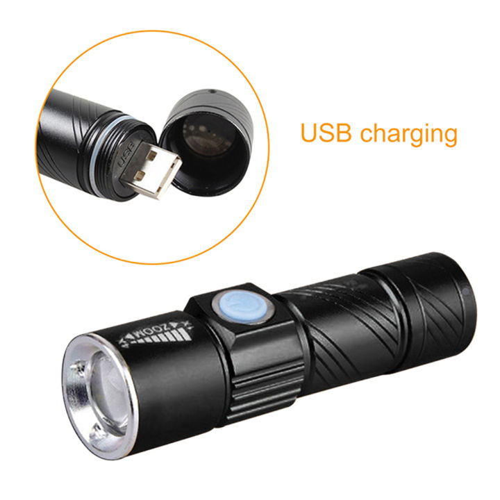 365nm%20UV%20Lamp%20USB%20Rechargeable%20Ultraviolet%20Flashlight%203%20Mode%20Powerful%20Mini%20UV%20LED%20Torch%20Telescopic%20Zoomable%20UV%20Light%20Blacklight%20-%20Image%205