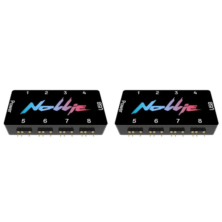 2X 8Port 5V 3PIN Addressable ARGB Controller Support SignalRGB OpenRGB ...
