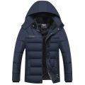 Fashion Hooded Winter Coat Men Thick Warm Mens Winter Jacket Windproof Gift For Father Husband Parka. 