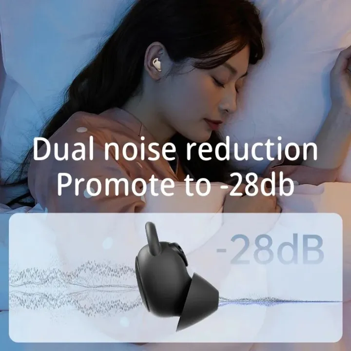 2024%20Wireless%20Sleep%20Bluetooth%20Earbuds%20App%20Control%20Mini%20Headphones%20Noise%20Cancelling%20Earphone%20Comfortable%20Headset%20For%20Music%20Sleep%20-%20Image%204