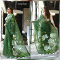 Hand-Printed Half Silk Sharee for Women - Stylish and Comfortable.