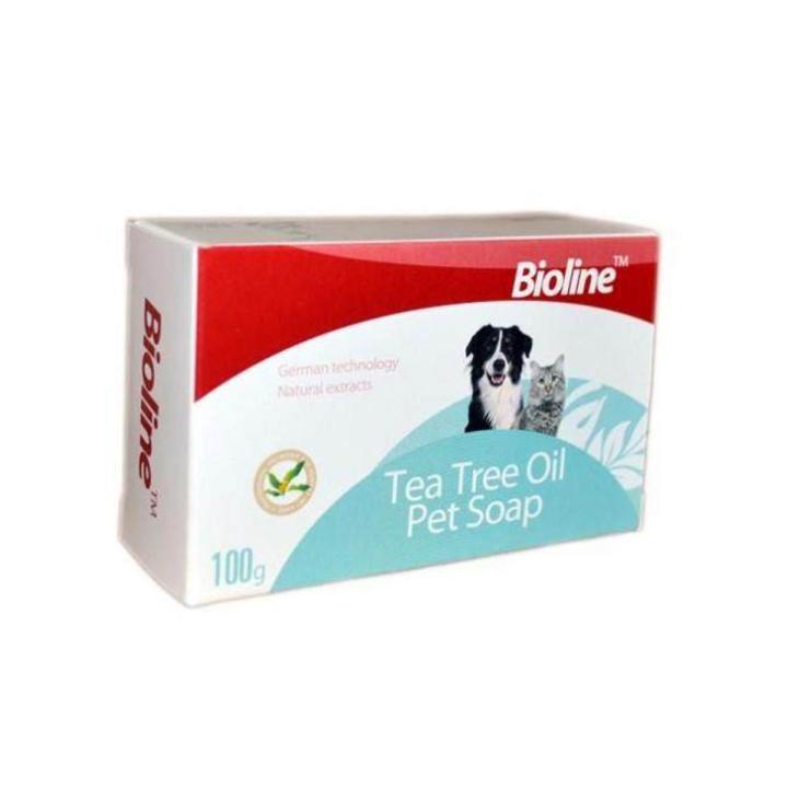 Bioline Dog Tea Tree Oil Pet Soap 100G