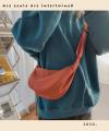 2023 nylon messenger bag women's new trendy dumpling bag lightweight small shoulder bag armpit bag simple shoulder canvas bag.