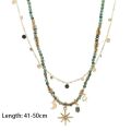 Fashion Alloy Clavicle Choker Jewelry Retro Pendant Necklace Light Weight Simple Style Love Drop Necklace. 