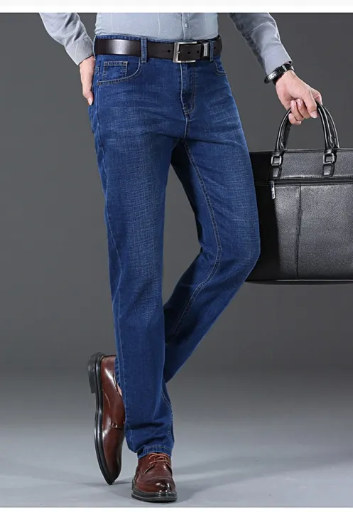 2023%20New%20Men%20Stretch%20Regular%20Fit%20Jeans%20Business%20Casual%20Classic%20Style%20Fashion%20Denim%20Trousers%20Male%20Black%20Blue%20Pants%20Size%2028-40%20-%20Image%205