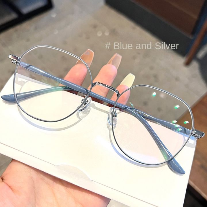 Clear%20Glasses%20Women%20Polygonal%20Metal%20Frame%20Eye%20Glasses%200%20Flat%20Mirror%20Girls%20eyewear%20Anti%20Blue%20Light%20Glasses%20Fashion%20Eyeglasses%20-%20Image%205