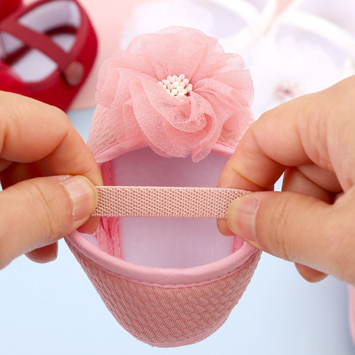 Big%20Chiffon%20Flower%20Baby%20Girls%20Flat%20Shoes%20Summer%20Cotton%20Girl%20Princess%20Prewalker%20Shoes%20Footwear%20Soft%20Bottom%20Non-Slip%20First%20Walking%20Shoes%20-%20Image%203
