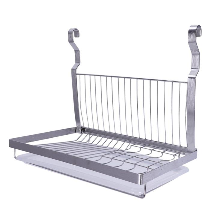 Stainless Steel Folding Hanging Dish Rack Draining Bowl Rack