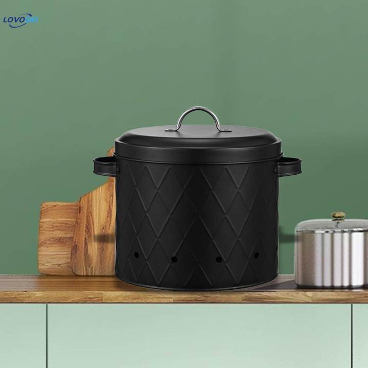 Metal%20Onion%20Garlic%20Potato%20Jar,%20Food%20Storage%20Container%20Tin,%20Kitchen%20Canister%20and%20Aerating%20Holes%20with%20-%20Image%202