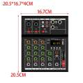 Studio Audio Mixer 4 Channel RCA Sound Board for Beginners Stage Live Gigs. 