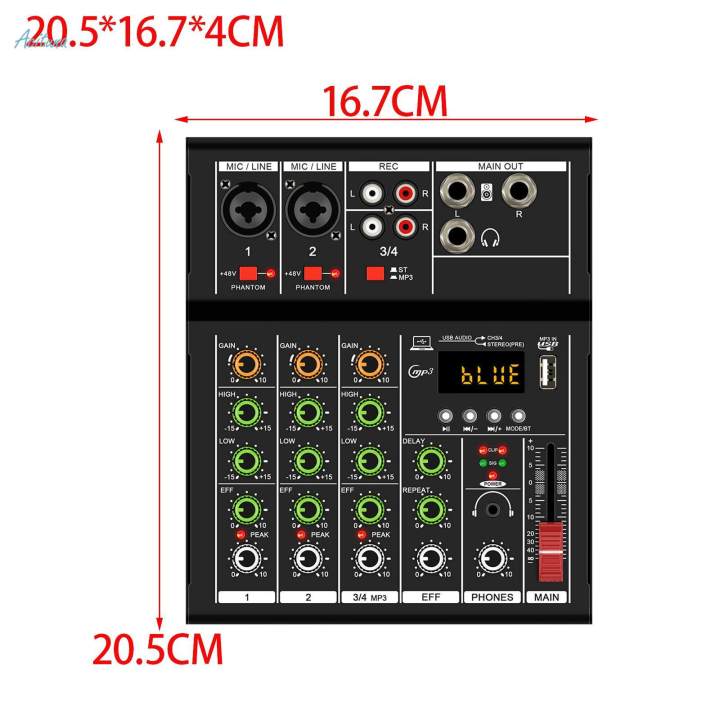 Studio%20Audio%20Mixer%204%20Channel%20RCA%20Sound%20Board%20for%20Beginners%20Stage%20Live%20Gigs%20-%20Image%204
