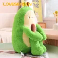 Loveseason Get Cozy with Cute Cartoon Avocado Plush Toy The Perfect Fluffy Fruit Doll for Any Lover Use It As A Sleeping Pillow Home Decoration Or Gift Birthdays Christmas Its Fine Craftsmanship Durable Design Make Must-have Plushie Collection. 