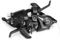 Shimano Bicycle Shifter with Brake Lever Combo (3 x 7 Speed)-Black. 