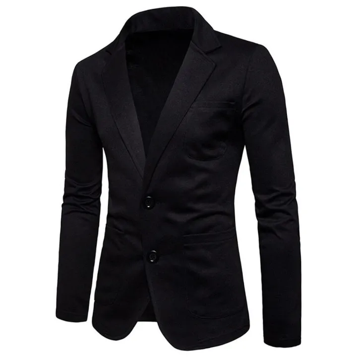 Men%20Slim%20Fit%20Formal%20Two%20Button%20Suit%20Coat%20Jacket%20Tops%20-%20Image%203