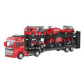 Car Carrier Truck, Multiple Parking Spaces Separable Vivid Pull Back Carrier Truck 32cm for Collect for Kids. 