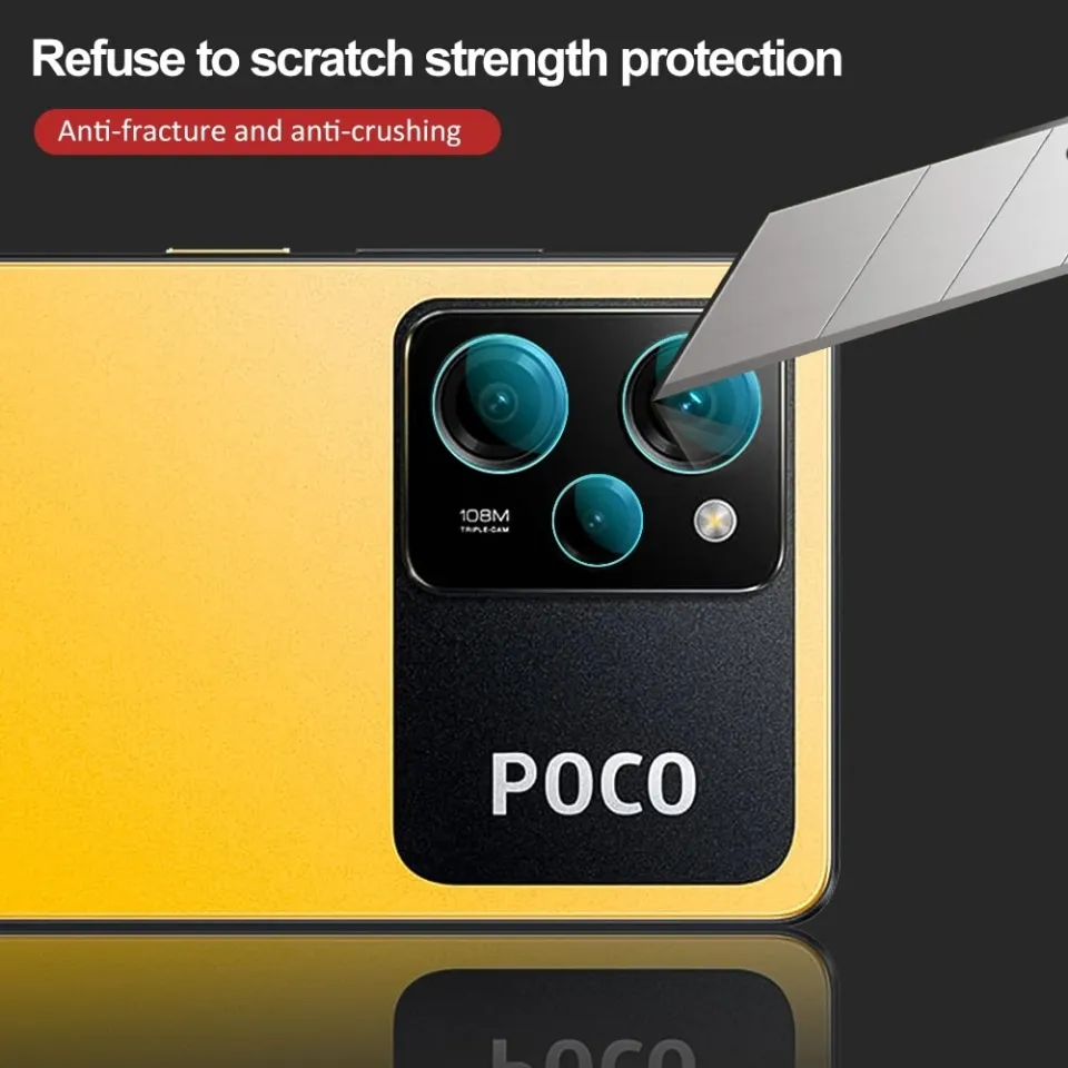 2 Films Protection Caméra Pour Xiaomi Poco F3 - Anti-rayures, Anti-reflets, Durée 9H - Marque Novago