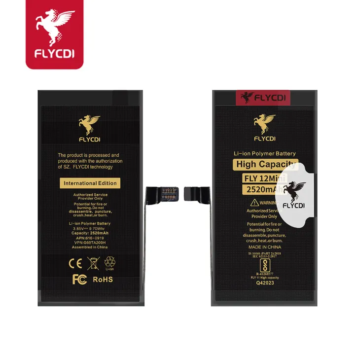 FLYCDI%20Phone%20Batteries%20for%20iPhone%2012%20mini%202520mAh%E2%80%94%20High%20Quality%20High%20Capacity%20Replacement%20mobile%20Battery%20Power%20Supply%20-%20Image%202
