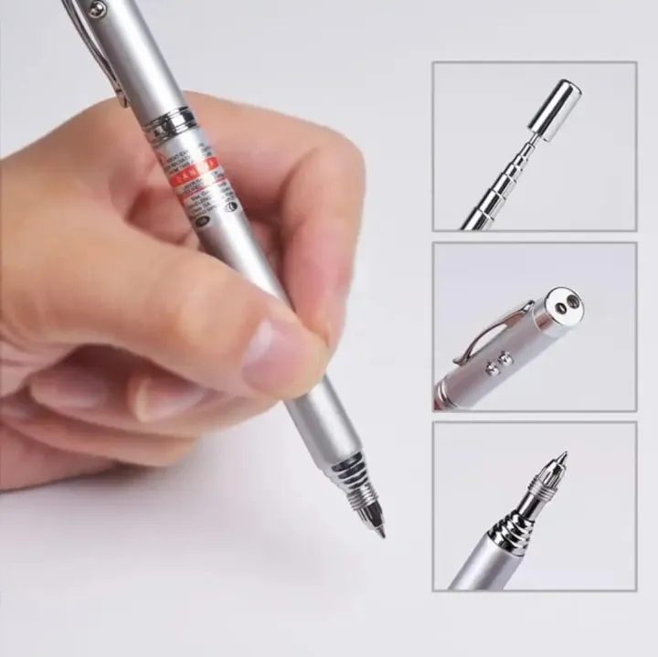 Multifunction%20Ballpoint%20Creative%20Infrared%20Telescopic%20Pointer%20Pen%20Writing%20Pen%20Laser%20pen%20MULTI%20FUNCTION%204%20in%201%20Red%20Lase.r%20Pointer%20LED%20Light%20Lamp%20Ball%20Pen%20Torch%20Telescopic%20Pointer%20to%20Teach%20Silver%20-%20Image%204