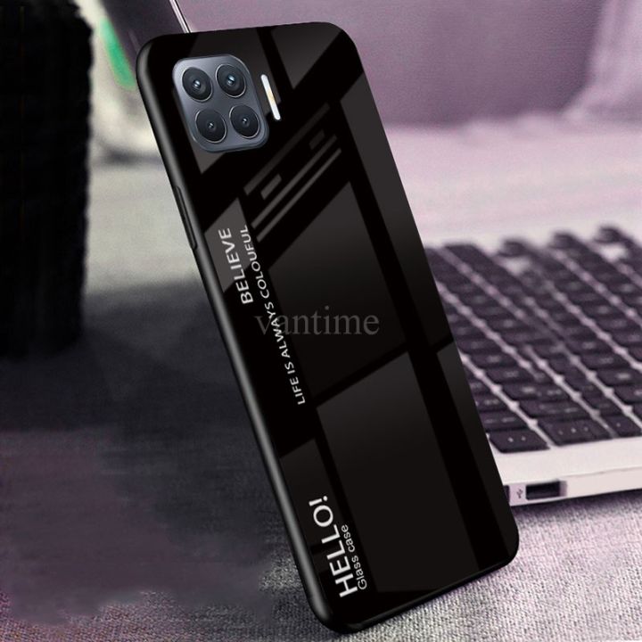 Vantime%20for%20OPPO%20F17%20Pro%20Case%20Gradient%20Phone%20Back%20Hard%20Glass%20Cover%20-%20Image%203