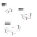 Qiunery Dessert Cupcake Stands Set Of 3 Cup Cake Treat Stand 3 Tier Acrylic Cupcake Stand Display Shelves Riser Dessert Display Tower For Party Wedding Collectibles Figures.