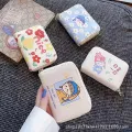 Stylish Waterproof Mini Wallet for Women and Girls, Cartoon Pattern, PU Material, Compact and Fashionable Design, 11.5x2x9cm. 