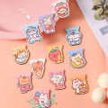 New ummerflower Cute Cartoon Bear Magnetic Bookmark Paper Clip Kawaii Rabbit tudent tationery Book Marker of Page chool Office upply.
