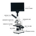 Professional live blood cells analysis Laboratory biological HD Microscope TV AV USB with Electronic Eyepiece 7/9/10.1-inch LCD.