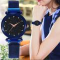 Magnetic Starry Sky Female Quartz Wrist watch.
