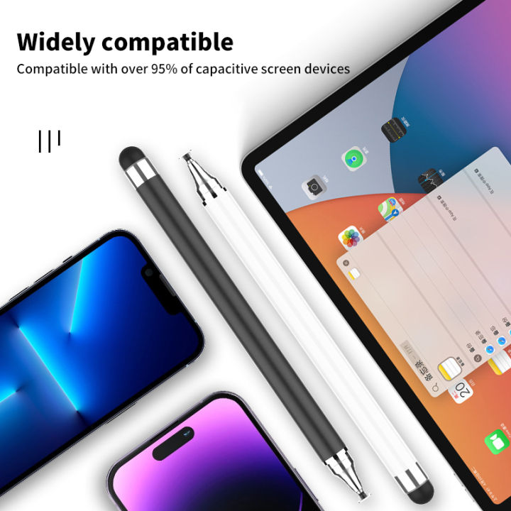 Universal 2 In 1 Stylus Pen For IP Pad Tablet Capacitive Screen Touch Pencil Layor