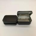 95x60x21mm Black Tin Box Black Metal Box With Matte Candy Box Small Box. 
