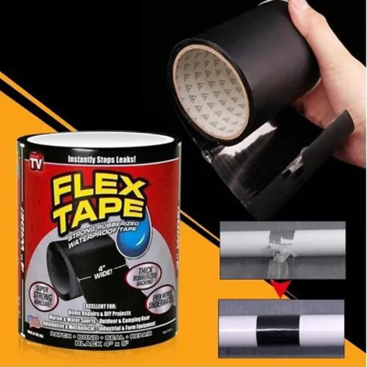 Flex Tape Strong Rubberized Waterproof Tape Super Strong Leaking Water ...
