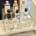 Perfume Storage Rack 3-tier Perfume Organizer Shelf for Bathroom Countertop Clear Skincare Stand for Lotion Perfume Storage Strong Load-bearing Rack Set of 2 Three-shelf Perfume Rack. 