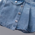 Baby Girl Summer Short Skirt 2024 New Princess Pleated Skirt for Girls Girls Wear Skirts Outside of Jeans. 