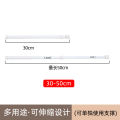 2Pcs Punch-free Curtain Rod Hooks 360 Degree Rotation Self-adhesive Wall Bracket Clamp Shower Hanging Rod Ring Kitchen Hook. 