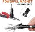 Aluminium Telescopic Magnetic Flexible Flashlight Magnetic Work Light 3 LED Aluminum Snake Light LED Flexible Tool Flashlight. 