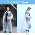 1 Pcs Raincoat High Quality Long Rain coat Lightweight 0.15mm Thick Travel Rain coat for men women. 