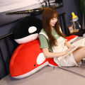 【Trick or Treat Alliance Mall】Nice New Black And Shark Plush Toys Killer Whale Doll Orcinus Orca Stuffed Sea Animals Children Birthday Gift.