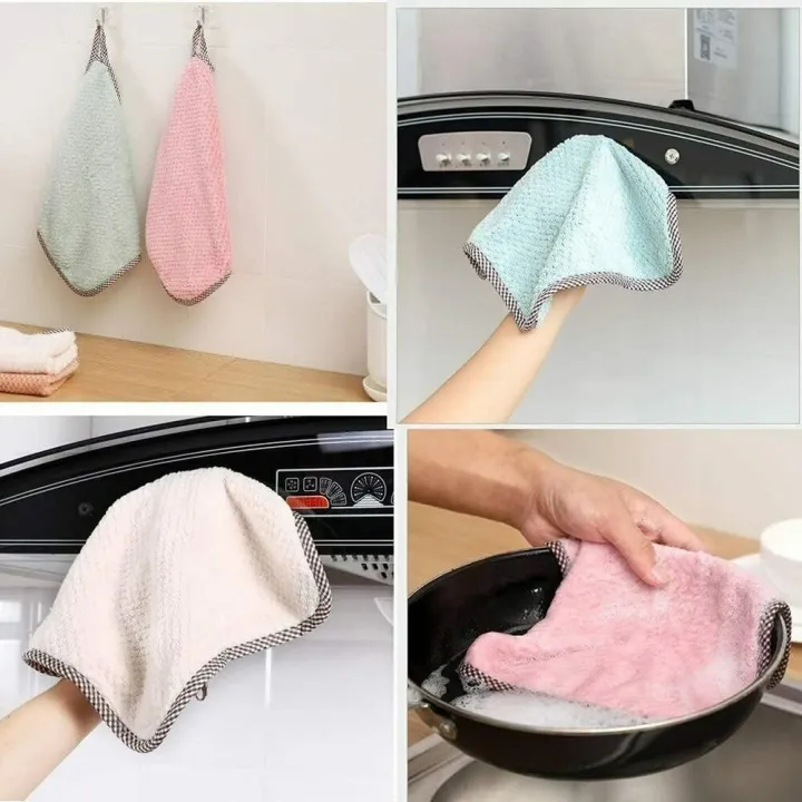 Kitchen%20Supplies%20Absorbent%20Hanging%20Towel%20Coral%20Fleece%20Tea%20Towel%20-%20Image%205