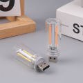 Retro USB LED Filament Touch Dimming Bulb 5V Retro LED Edison Bulb Night Light Camping Incandescent Decorative LED Lighting.