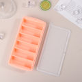 6 Grids Long Ice Cube Tray Mold Kitchen Reusable Silicone Ice Cube Mold BPA Free Ice Maker Food Grade Silicone Ice Cubes Mould Luolong.