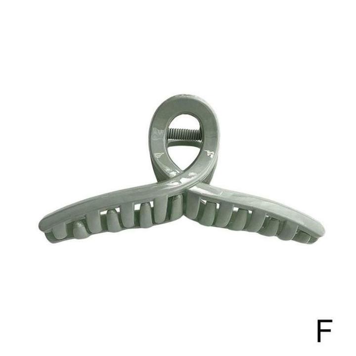 Women Hair Clip Acrylic Hairpins /Cross Transparent Hair Crab Claws /Morandi Color Intersect Large Hair Claws /Geometric Hollow Minimalist Claws Hair Clip / Bath Hair Accessories