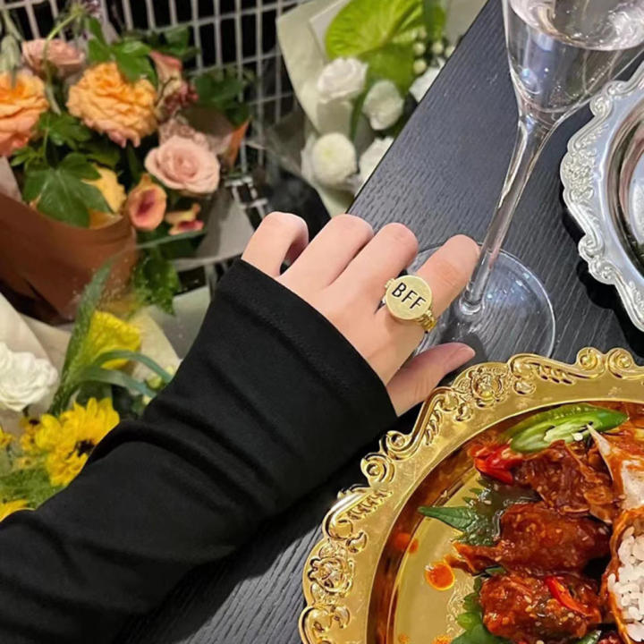 Ring Cute Rings Adjustable Rings for Teen Girls Friendship Rings Matching Couple RingsRings BFF Rings for 2 Friends